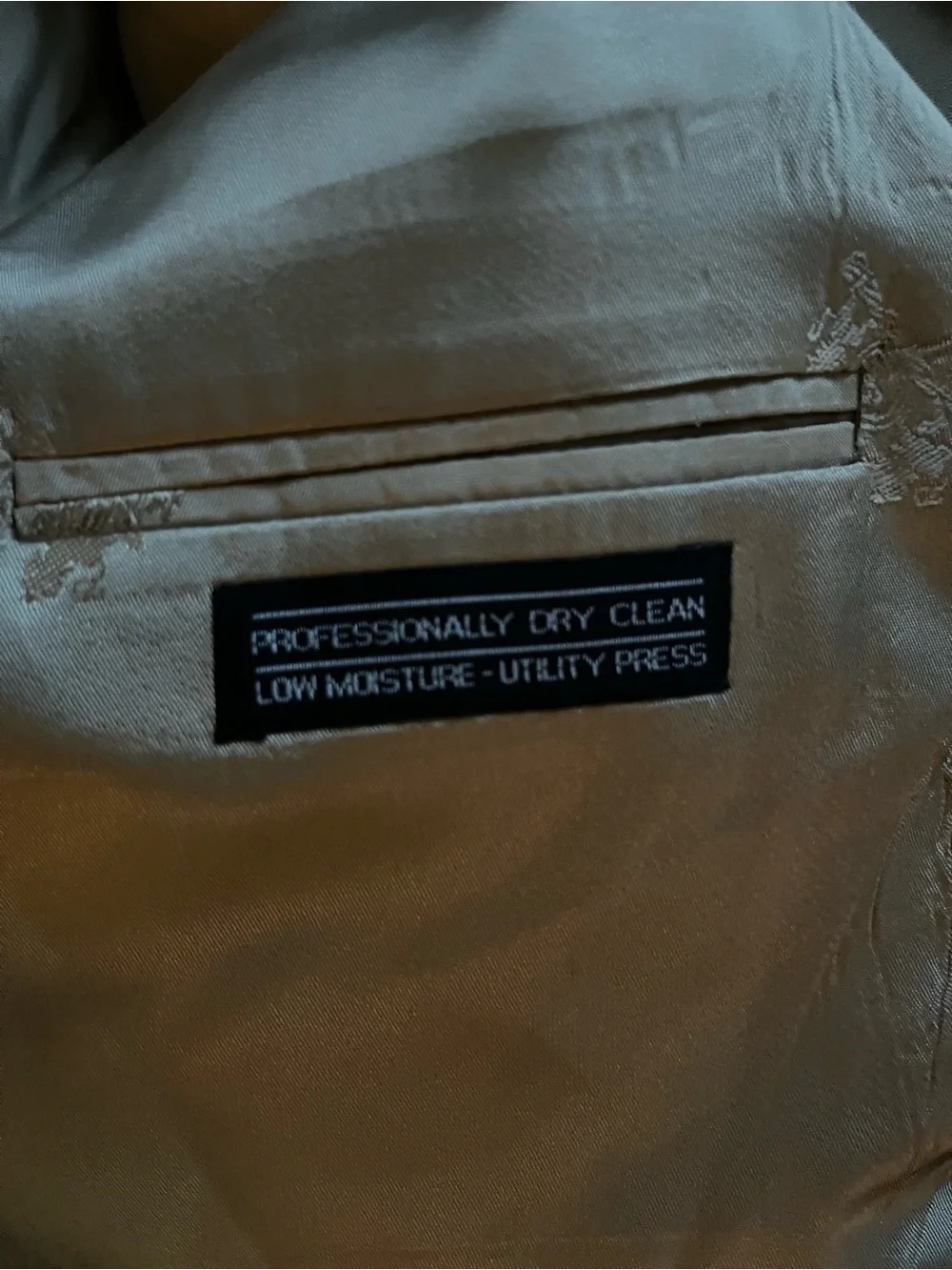 Stafford Light Beige Single-Breasted Sport Coat